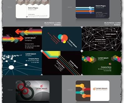 Business cards vector designs