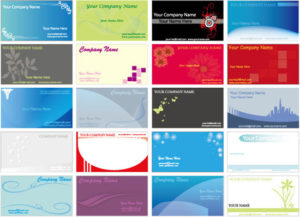 Business cards vector collection