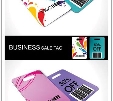 Business sale tags vectors
