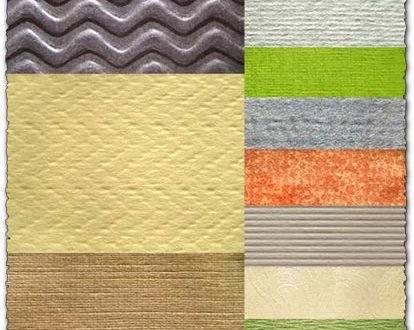 Cardboard and paper decorative textures