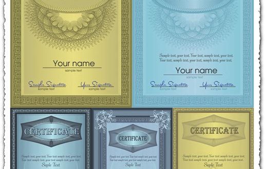 Certificate vector design