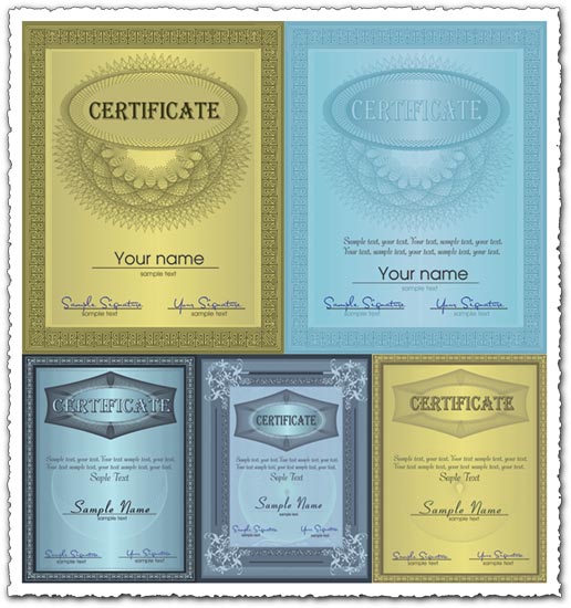 Certificate vector design