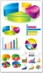 Charts and pies vectors