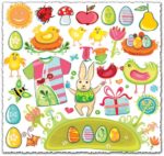 Children vector clipparts