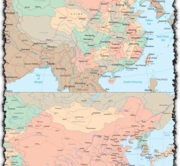 China map vector