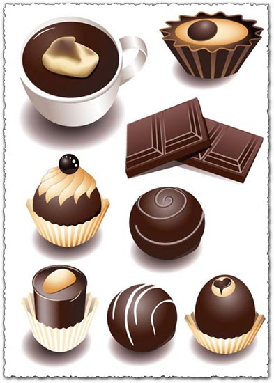 Chocolate vectors design