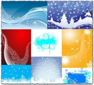 Christmas background vectors