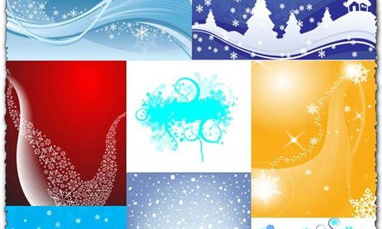 Christmas background vectors