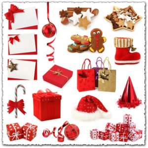 Christmas gifts vectors