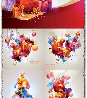 Christmas labels and price tag