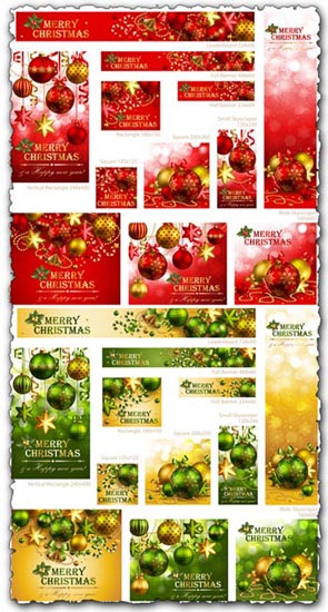 Christmas vector banners Christmas vector banners