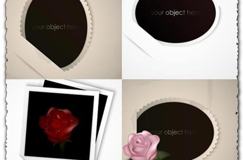 Classic photo borders design