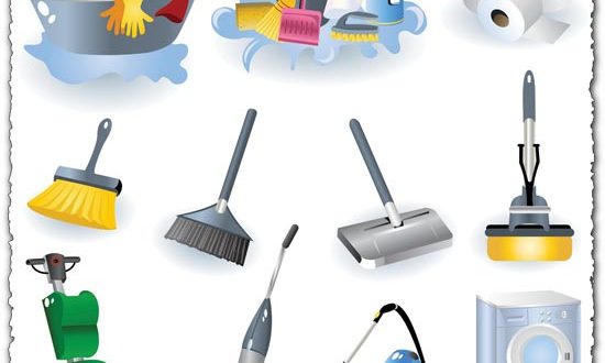Cleaning vector icons