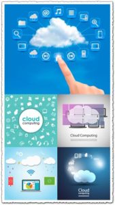 Cloud computing vector templates