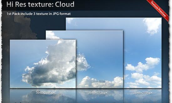 Cloud texture templates