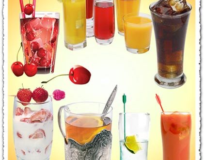 Cocktail drinks Photoshop templates