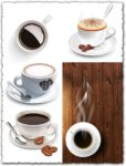 Coffee cups vector material