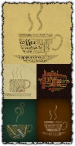 Coffee letters backgrounds