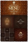 Coffee shop and restaurant menu vectors