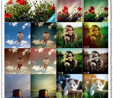 Color manipulalion photoshop action effects