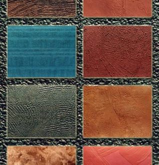 Colored grained textures