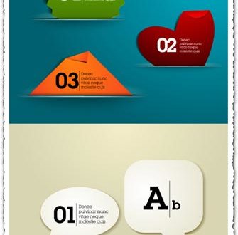 Colored speech bubbles and tips vector