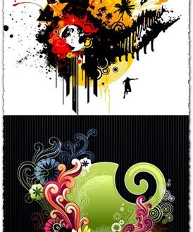 Colorful abstract background vectors