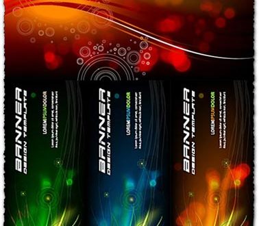 Colorful vector banners