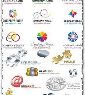 Company name vector logos