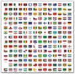 Country flags vector