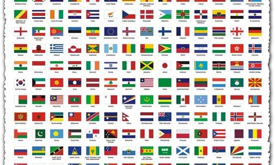 Country flags vector