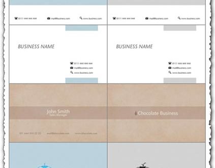 Corporate business cards for Photoshop