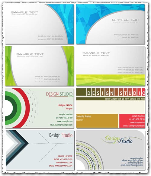 Corporate business cards templates