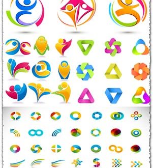 Corporate logo vector icons