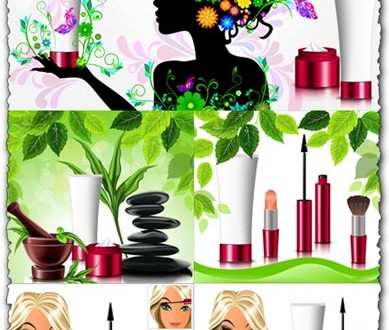 Cosmetic and spa vectors