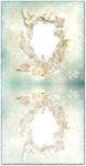Cream transparent photo frame