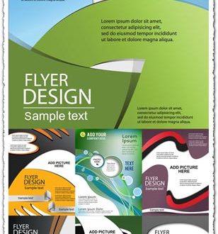 Creative brochure covers vector design