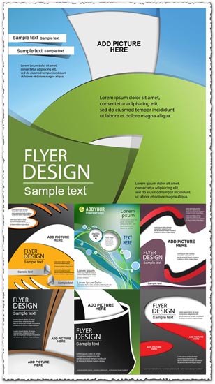 Creative brochure covers vector design