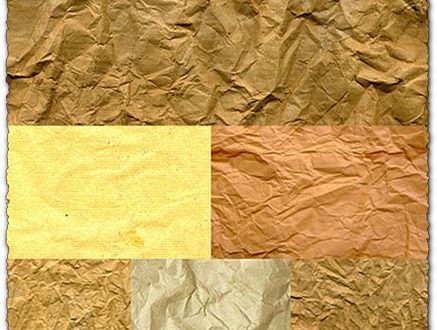Crumpled paper textures