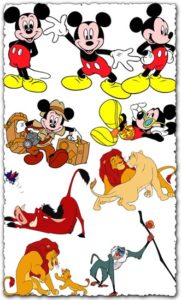 Disney cartoon vector