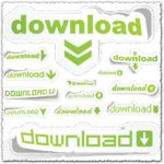 Download stickers vector
