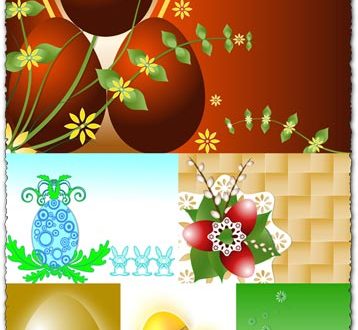 Easter eggs background images
