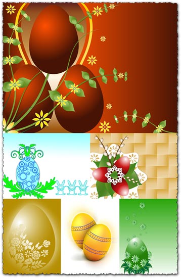 Easter eggs background images