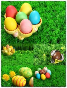 Easter eggs clipart images