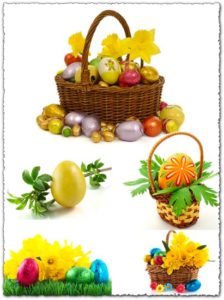 Easter eggs clippart stock images