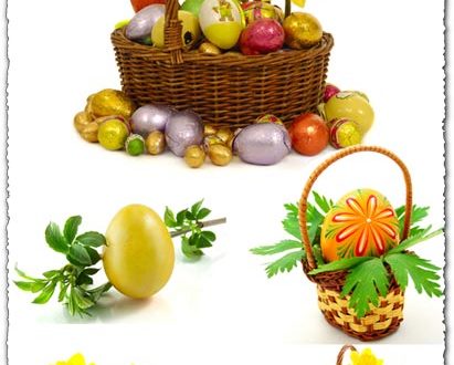 Easter eggs clippart stock images