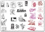 Easter cliparts