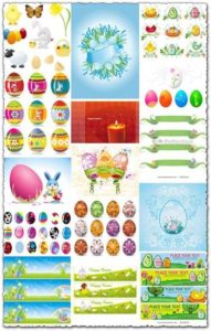 Easter vector collection