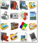 Electronics and windows folder icons