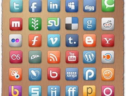 Elegant Themes social media icon set